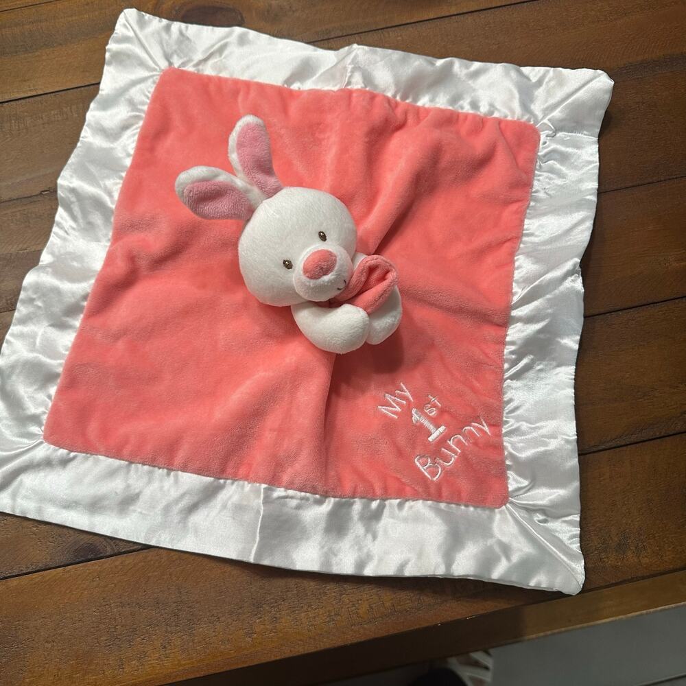 Baby Gund  Security Blanket Satin Soft Lovey Rabbit My First Bunny